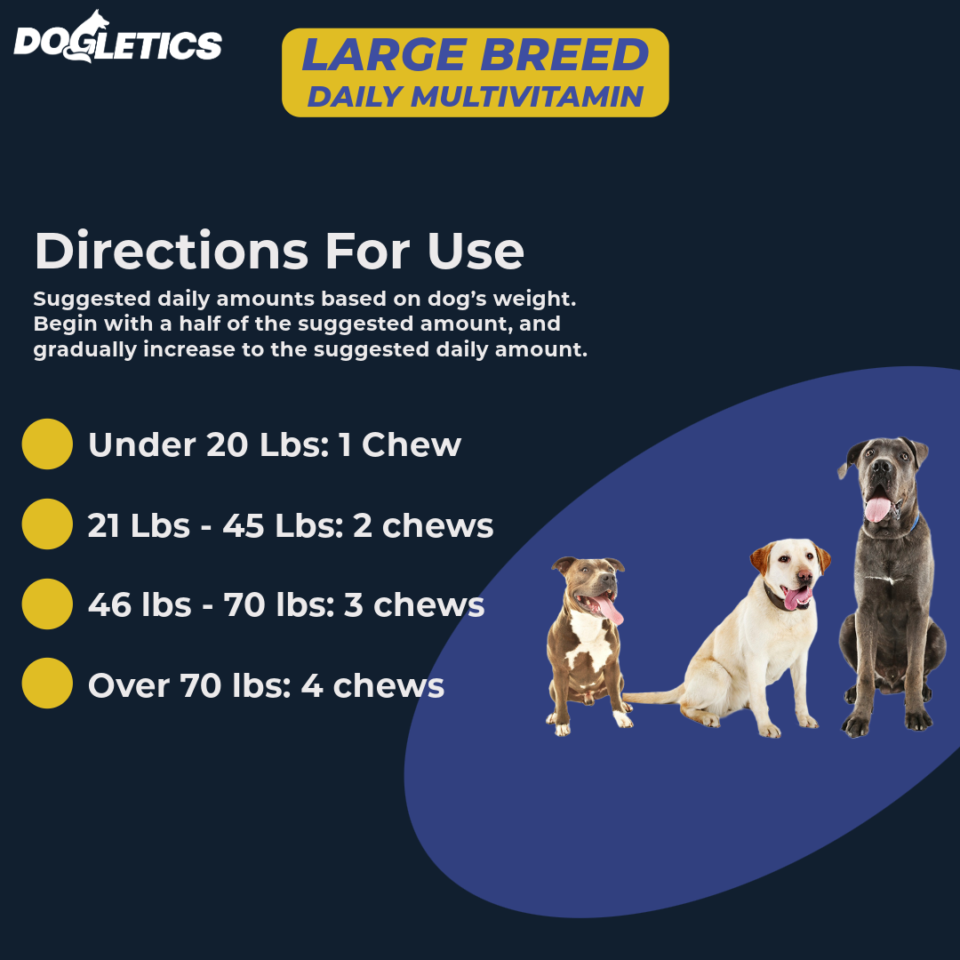 Dogletics Large Breed Daily Multivitamin